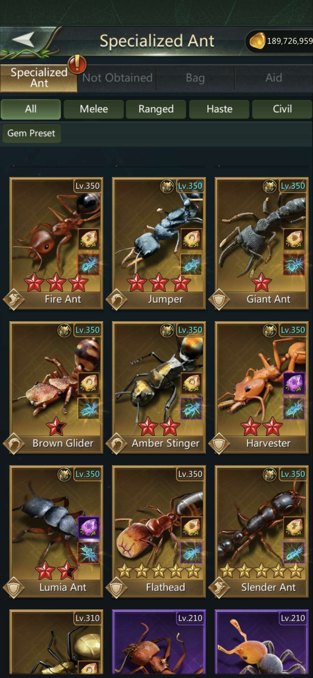 продажа аккаунта к игре Ant Legion